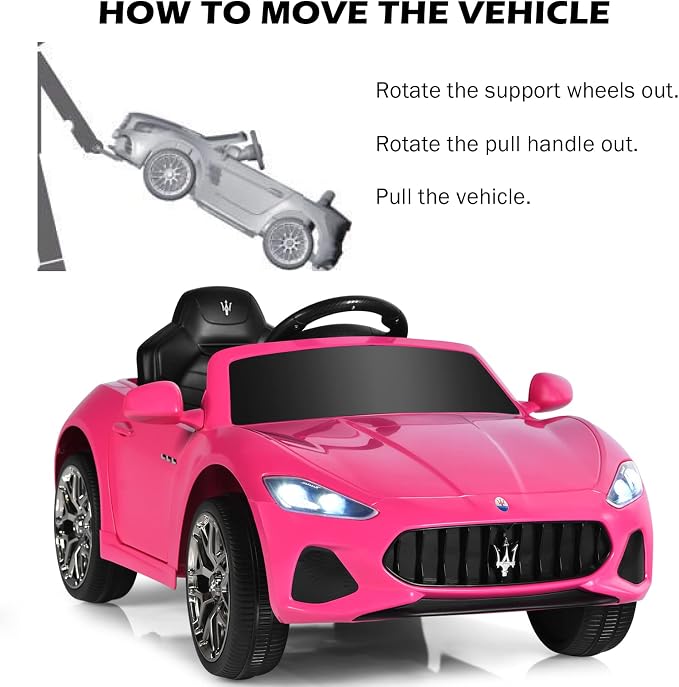 Costzon Ride on Car, Kids Car Toy Maserati Car - Image 6