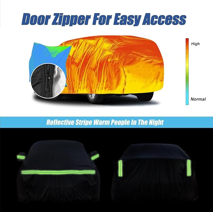 Waterproof Car Covers for 2007-2023 Chevy Suburban/GMC Yukon XL/Cadillac - Image 6