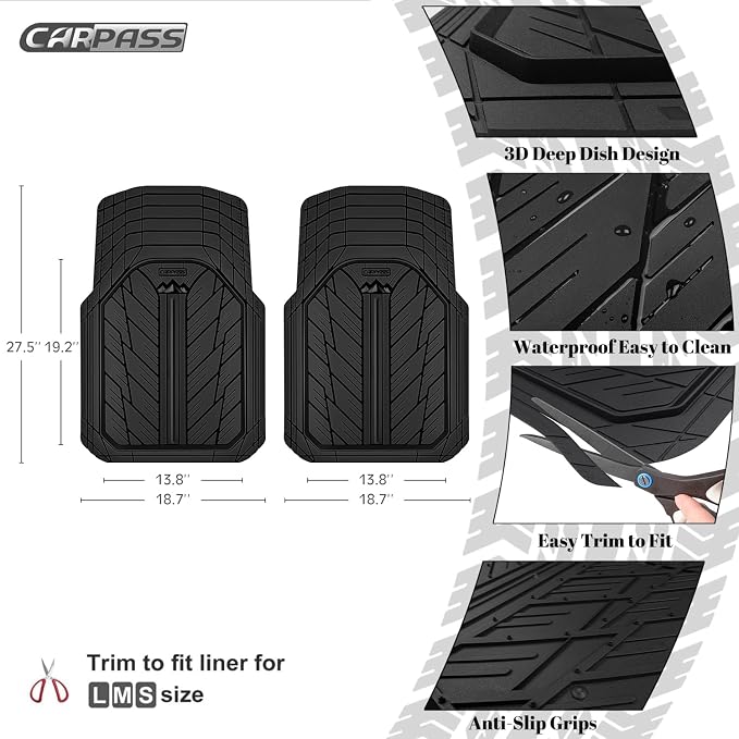 CAR PASS Small DeepDish Floor Mats - Image 3