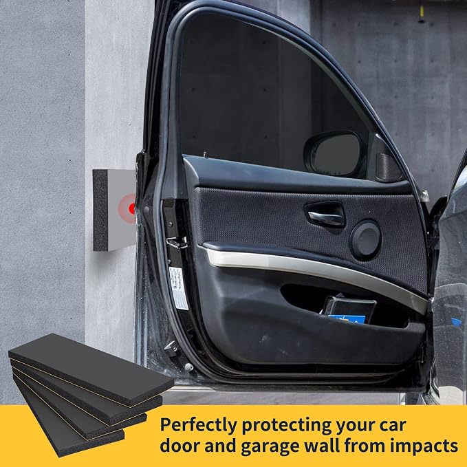 Garage Wall Protector, 4 Pack Garage Car Door Protector Bumper Guard - Image 4