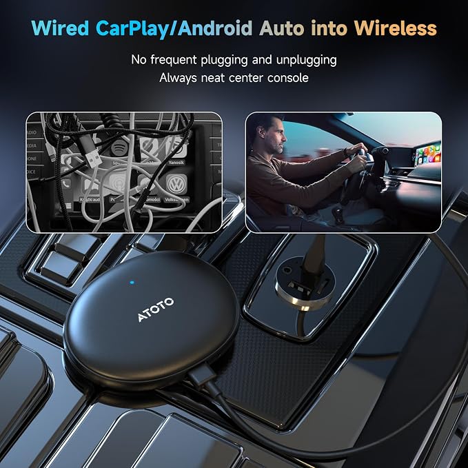 AD5 AI Box Wireless CarPlay Adapter & Android Auto, 2025 Upgrade Ai Box CarPlay - Image 2