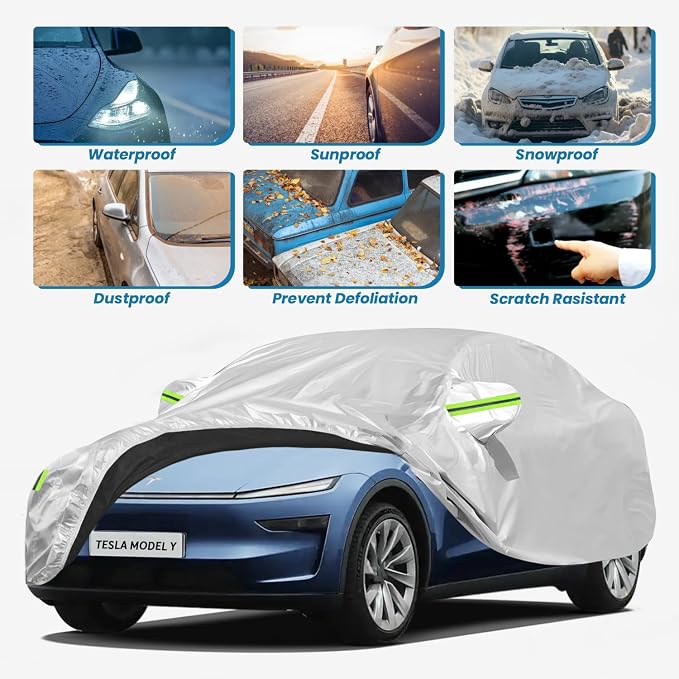Tesla Model Y Waterproof SUV Car Cover - Image 6