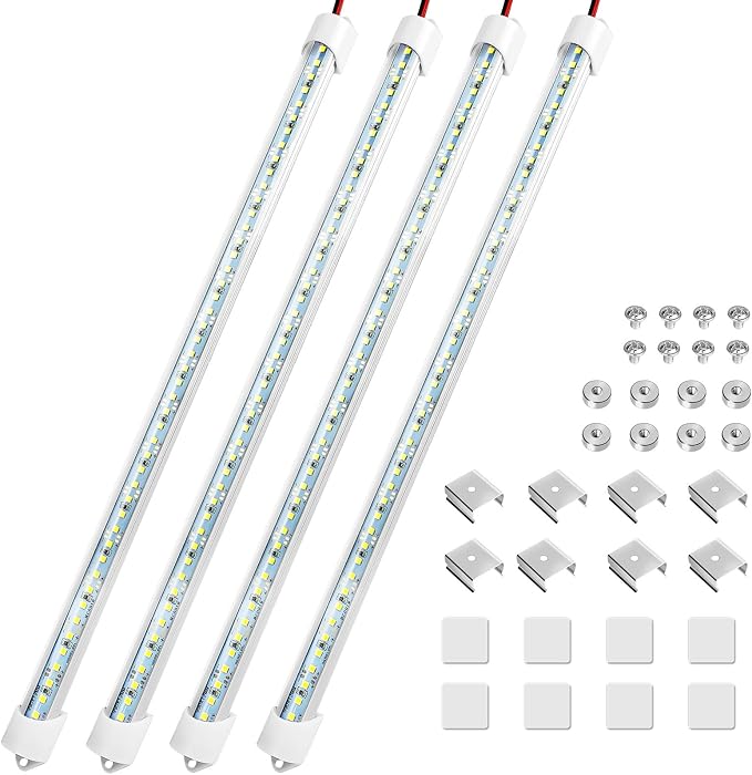 Linkstyle 4PCS 12V LED Interior Light Bar, 192LEDs 12V LED Light Strip - Image 4