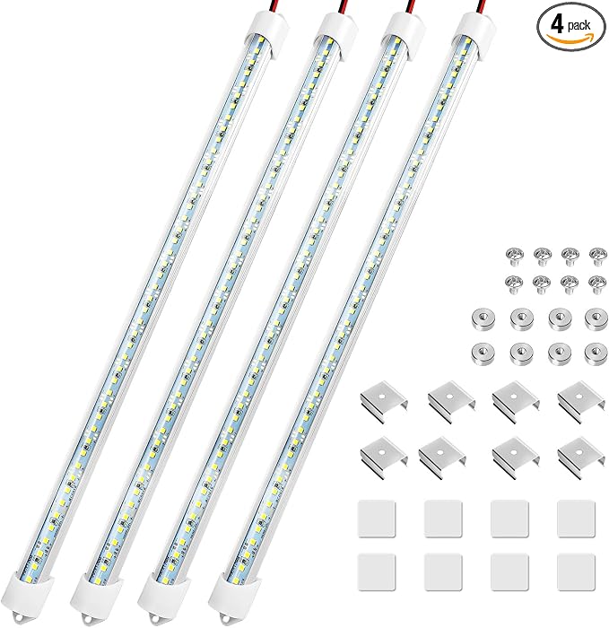 Linkstyle 4PCS 12V LED Interior Light Bar, 192LEDs 12V LED Light Strip by Linkstyle