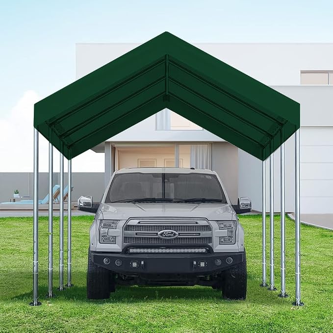 10'x20' Upgraded Carport Replacement Top Canopy Cover - Image 7