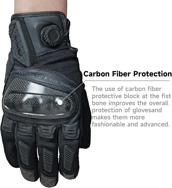 VXW High Protection Motorcycle Gloves - Image 9