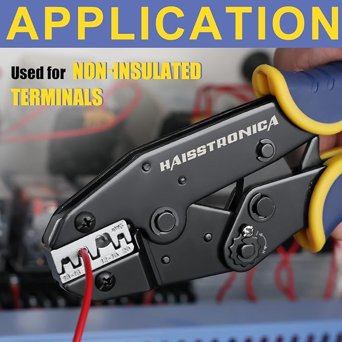 haisstronica Crimping Die for Open Barrel Terminals, 20-10 AWG - Image 4