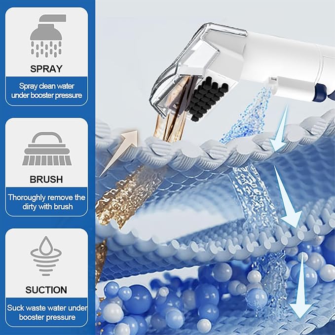 Carpet Spot Cleaner Machine, 16Kpa Portable Deep Cleaner - Image 2