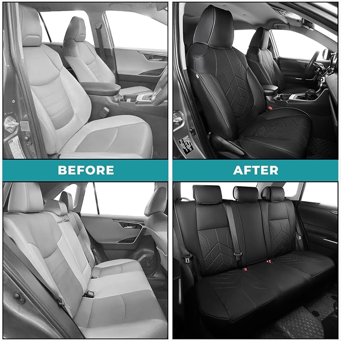 for Toyota RAV4 Seat Covers 2019 2020 2021 2022 2023 2024 2025 RAV 4 LE XLE - Image 5