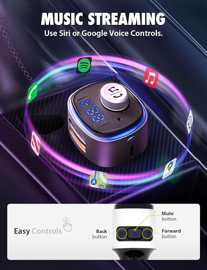 Bracketron Roadtripper Voice Car Audio Bluetooth FM Transmitter - Image 4