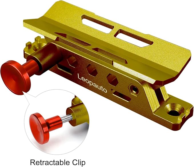 Vehicle Fire Extinguisher Mount Bracket, Aluminum Adjustable Quick Release Roll - Image 5