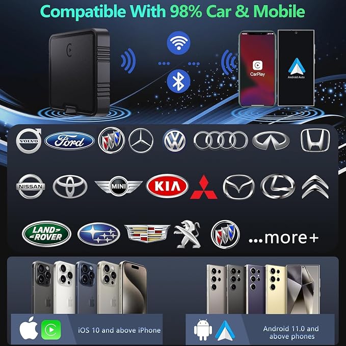 Wireless CarPlay Adapter for Convert Wired to Wireless Car Play Adapter Fast - Image 7