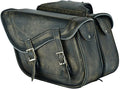 GARGOYLE BELLS Motorcycle Saddle Bags Genuine Leather Motorcycle Luggage Bag by GARGOYLEBELLS
