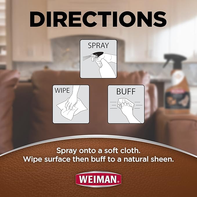 Weiman Leather Cleaner, Polish and Conditioner - Image 3