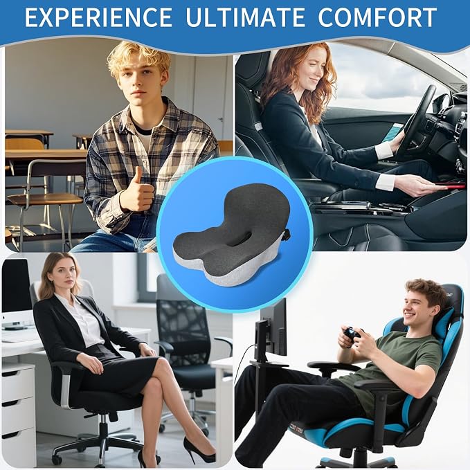 Memory Foam Seat Cushion, Office Chair Cushion - Image 8