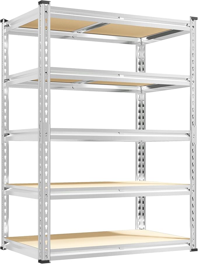 REIBII 72.05" H Storage Shelves 2300LBS Garage Shelving Heavy Duty Metal - Image 9