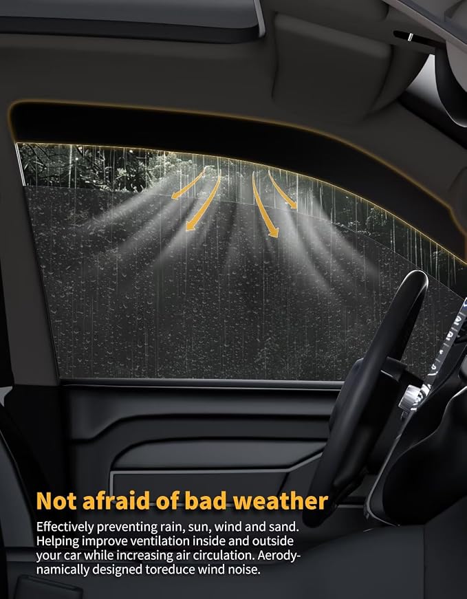 in-Channel Window Rain Guards Fit - Image 4