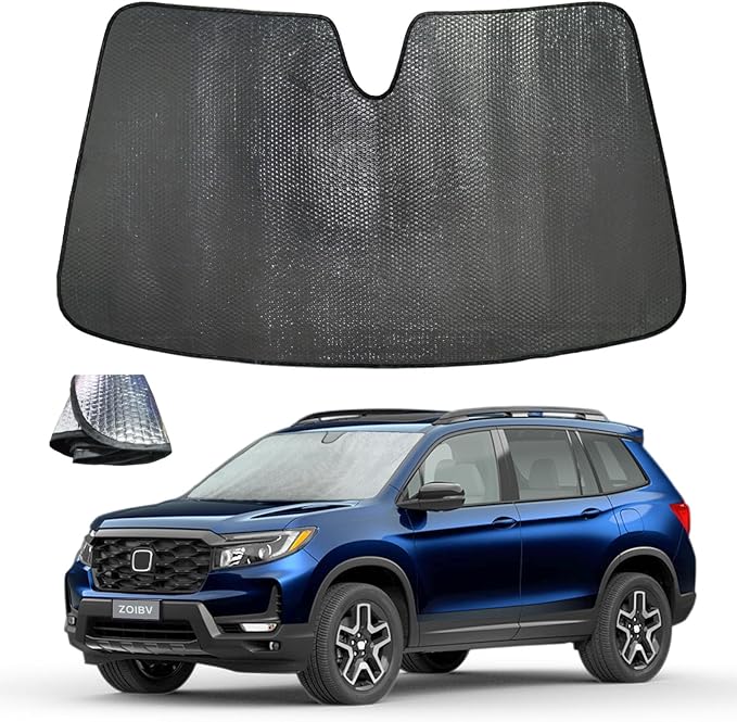 Windshield Sun Shade for 2019-2025 Honda Passport Sport EX-L Touring Elite by ZOIBVCARSUNSHADE
