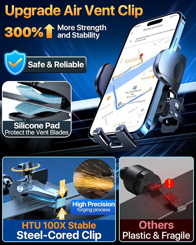 2025 Ultimate Car Phone Mount【98+LBS Strongest Suction & Military-Grade】【Patent - Image 4