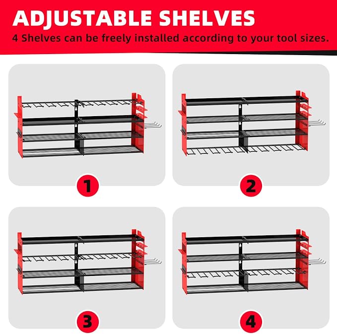 Power Tool Organizer Wall Mount - Image 6
