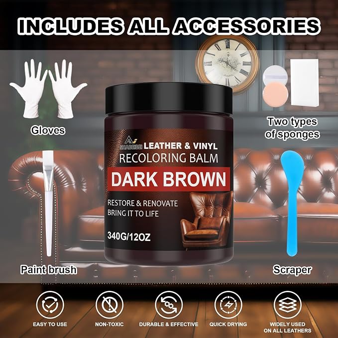 Leather Scratch Repair Balm-Leather Color Restorer - Image 7