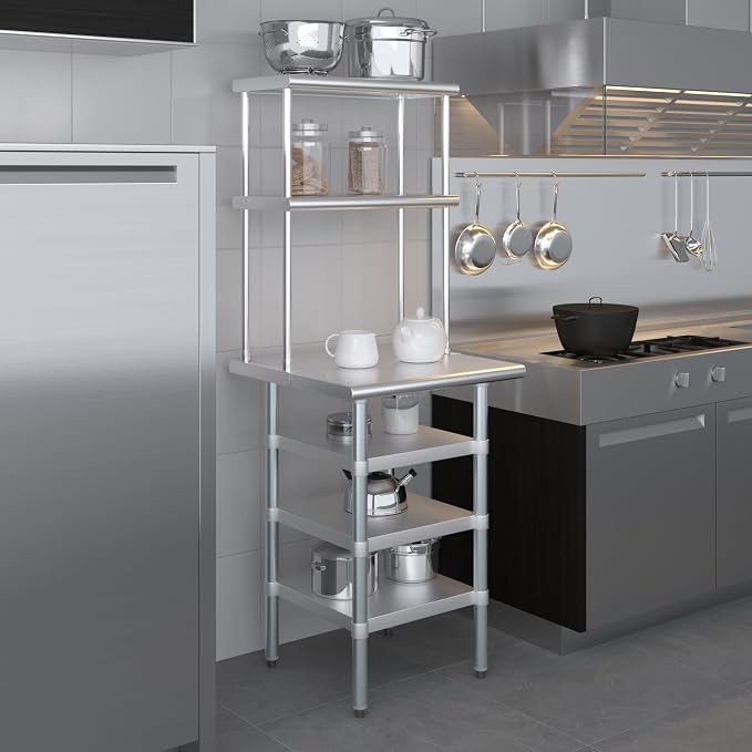 Amgood 24" x 24" Stainless Steel Work Table - Image 6