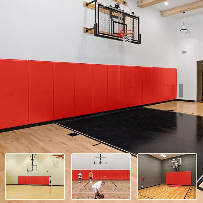 PROGOAL 2"/4" Thick Foam Protection Wall Pad，Gym Basketball-Court by PROGOAL