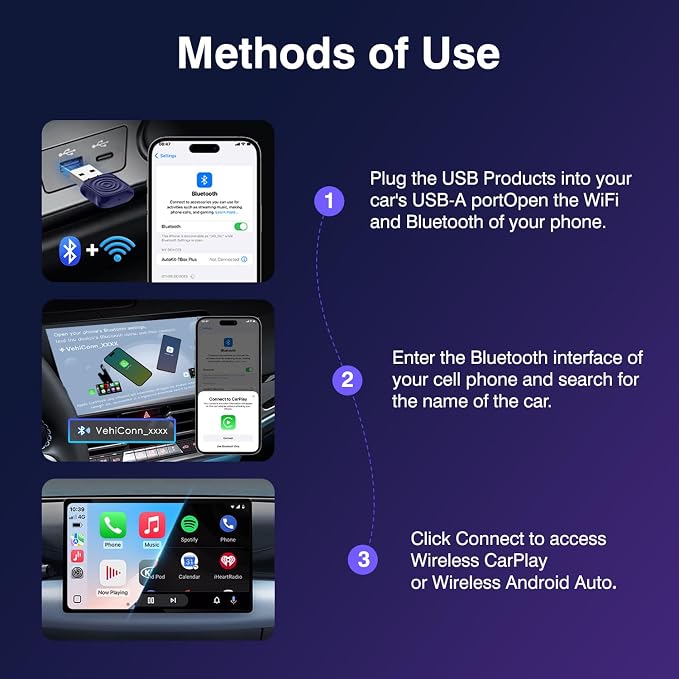 CarlinKit MiNi Ultra Wireless CarPlay & Android Auto Adapter - Image 5