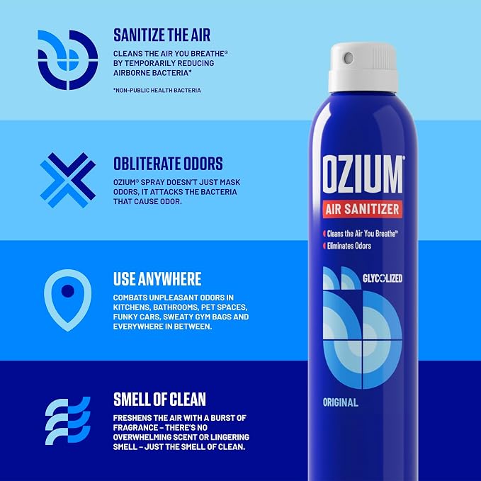 Ozium 3.5 Oz. Air Sanitizer & Odor Eliminator - Image 3