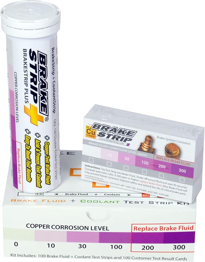 Phoenix Systems BrakeStrip Plus Service Center Kit. Double Ended Brake Fluid by Phoenix+Systems