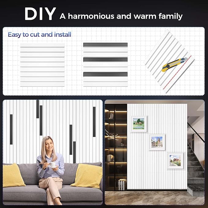 12 Pack Large Soundproof Wall Panels, 15.7 x 15.7 x 0.47 in Sound Proof Foam - Image 4