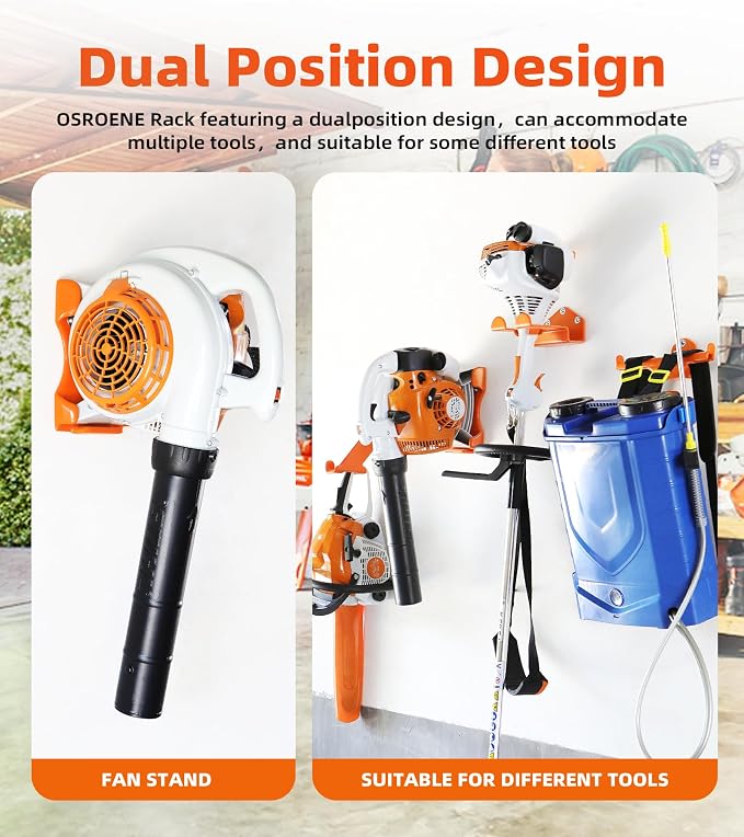 Leaf Blower Hanger, 1 Pack Handheld Blower Rack - Image 5