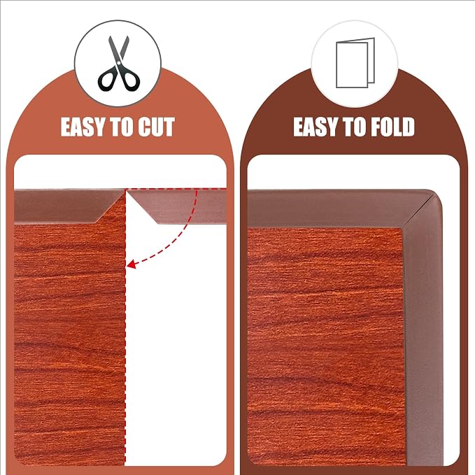 Rubber Edge Trim, Flexible Self Adhesive U Shaped Peel and Stick Edge Banding - Image 5
