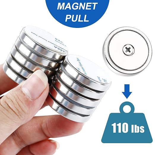 LOVIMAG 100 Pack Strong Magnets, 110 lbs Neodymium Magnets - Image 3