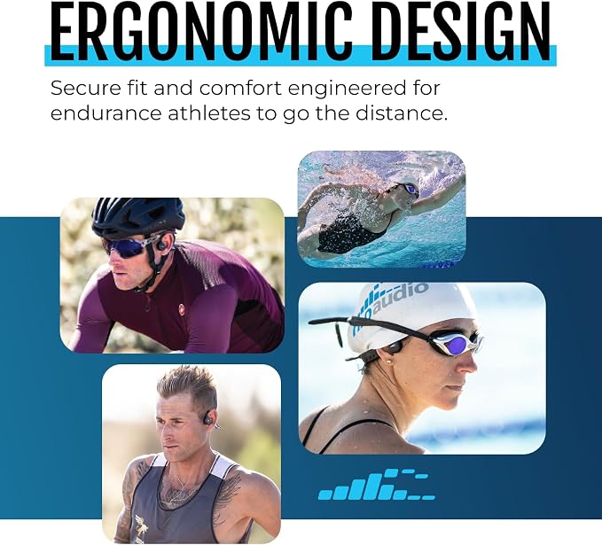 H2O Audio TRI 2 Multisport Waterproof Bone Conduction Open Ear Headphones - Image 3