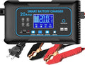 20-AMP Car Battery Charger, 12V 20A and 24V 10A Smart Automotive Charger by AorikaAutomotiveProducts