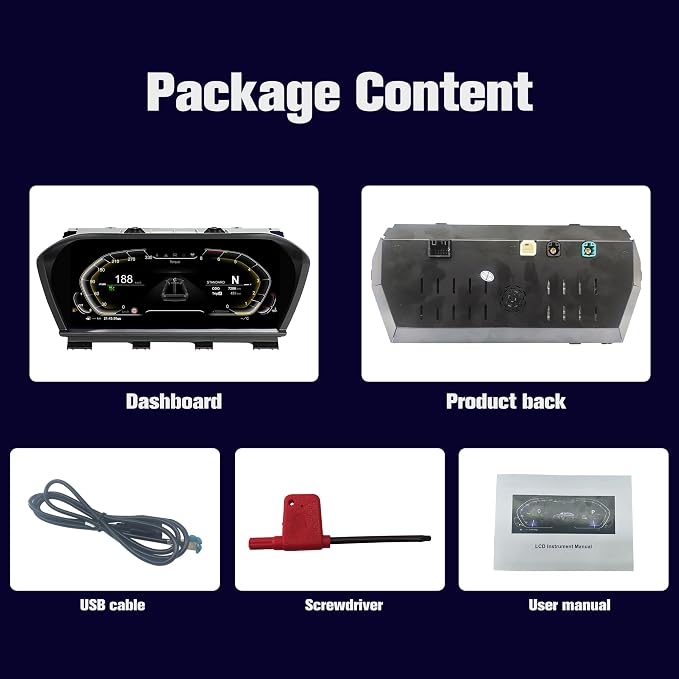Speedometer Instrument for BMW BMW F20 F52 2013-2024, Linux System Original Car - Image 7