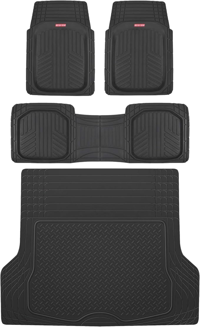 Motor Trend FlexTough™ Deep Dish Plus Rubber Car Floor Mats by MotorTrend