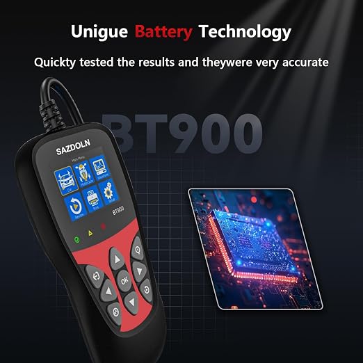 BT900 Car-Battery-Tester 6V 8V 12V, Automotive 100-2000CCA Battery-Load-Tester - Image 7