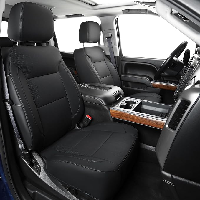 LUCKYMAN CLUB Front Seat Covers fit by LUCKYMANCLUB
