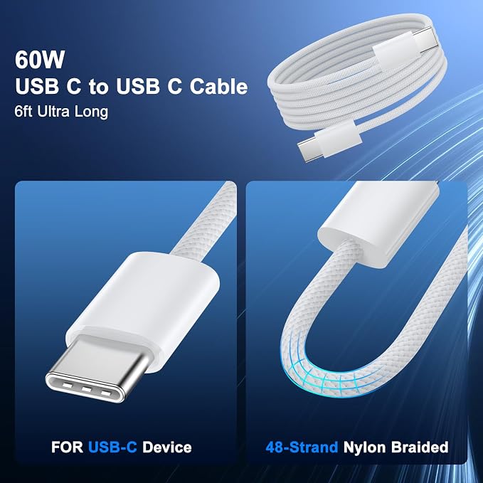 Car Phone Charger for iPhone 16 15, Besgoods USB C Car Charger Adapter 4 Ports - Image 5