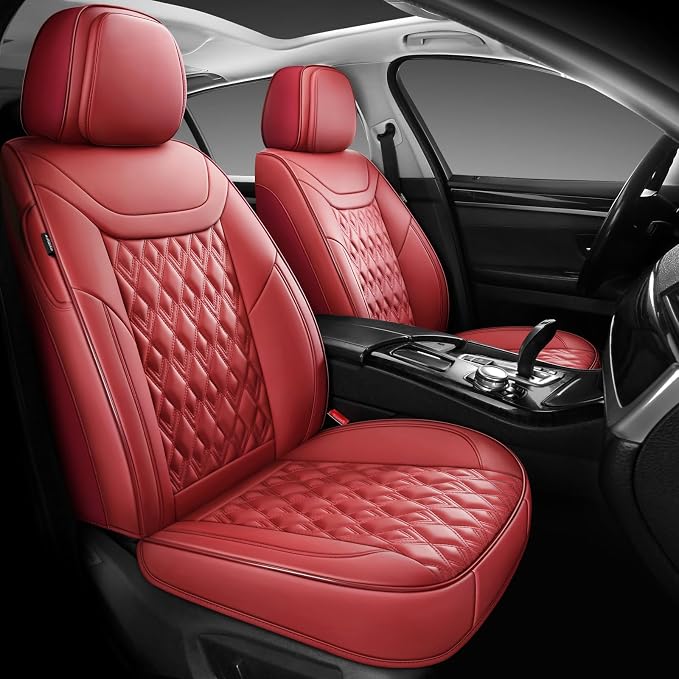 Car Seat Covers Full Set, Leather Seat Covers - Image 6