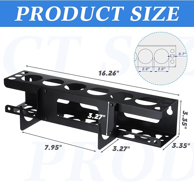Hicarer Caulking Tube and Gun Holder Caulking Gun Storage Rack - Image 2