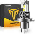 Latest H4/9003/HB2 Bulb for Motorcycle Hi/Low Beam, 18000LM 800% Super Brighter by FAHRENTERMITORLEDLIGHTING
