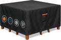 Outdoor Waterproof Furniture Cover, 94W x 94L x 28H inches Heavy Duty 600D by BRUXOLAY