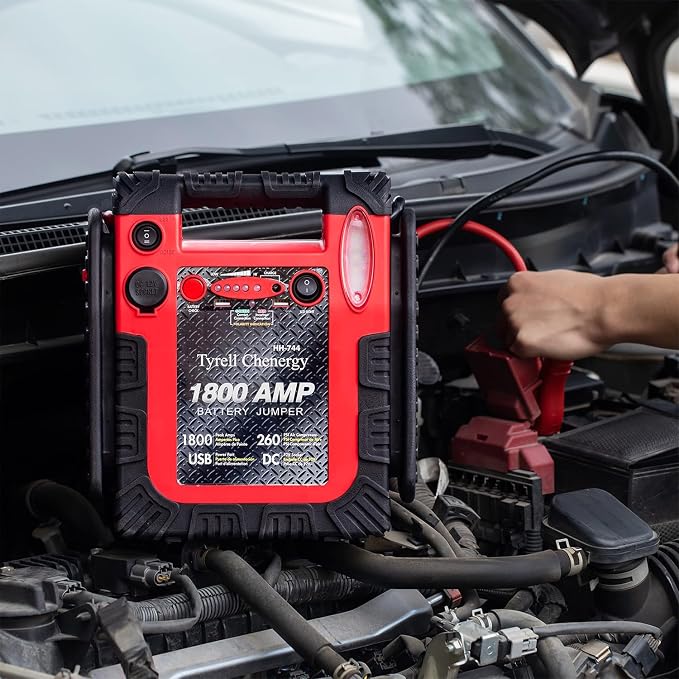 New Upgrade 1800A Car Battery Jump Starter - Image 2