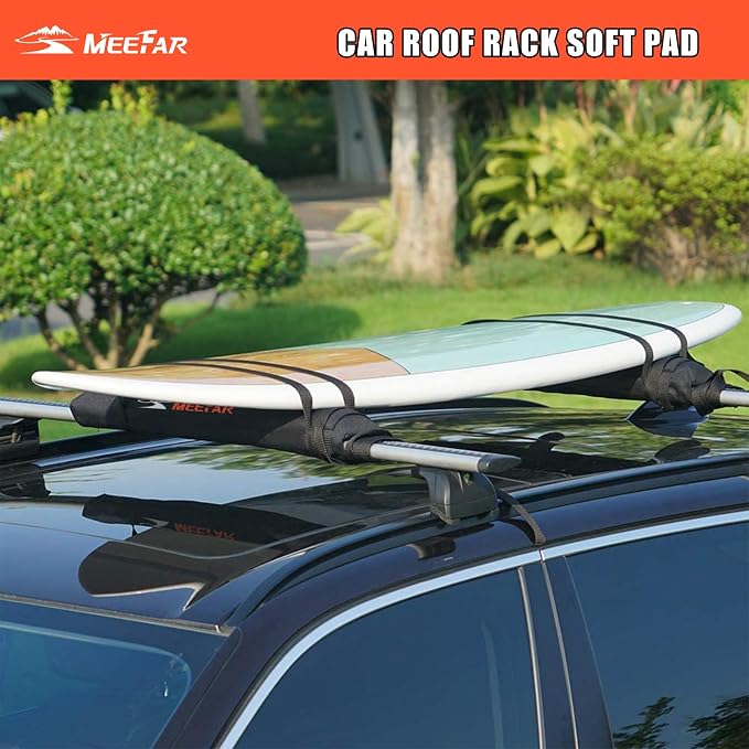 Universal Car Soft Roof Rack Pads Luggage Carrier System - Image 5
