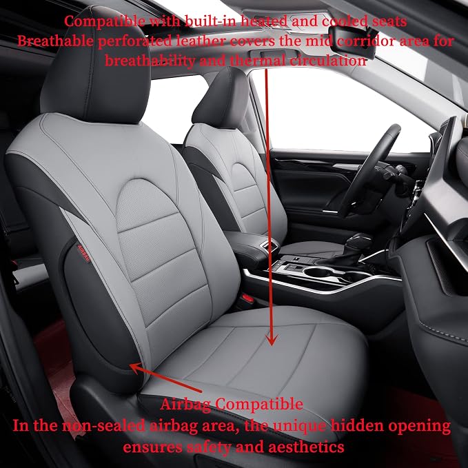 coverdream Camry Seat Covers Custom Fit - Image 6