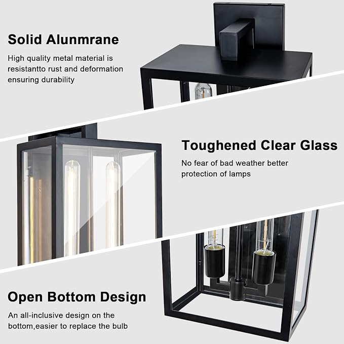 Outdoor House Lights Wall Mount, Front Door, House Garage - Image 7
