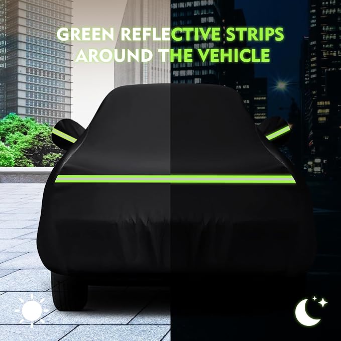 QUNSUNUS Waterproof Car Cover for Oldsmobile Cutlass 1966-1980/1988, Outdoor - Image 7
